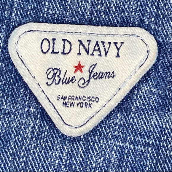 Old Navy Juniors Overalls The Best in Demin Classic Blue Jeans Size 16 Cotton - Picture 7 of 16